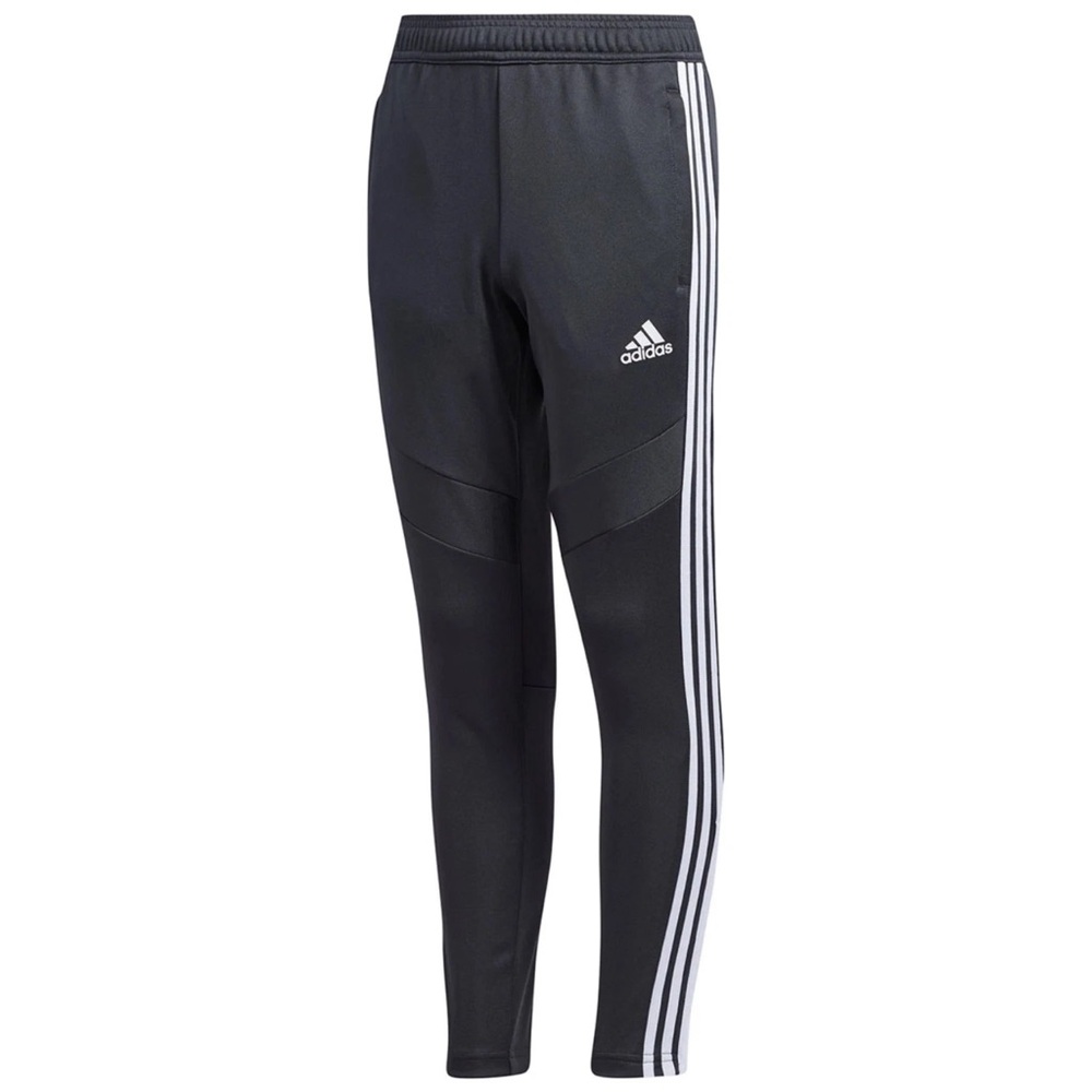 Adidas Black and White Sweatpants with Iconic Stripes - Picture 1 of 7